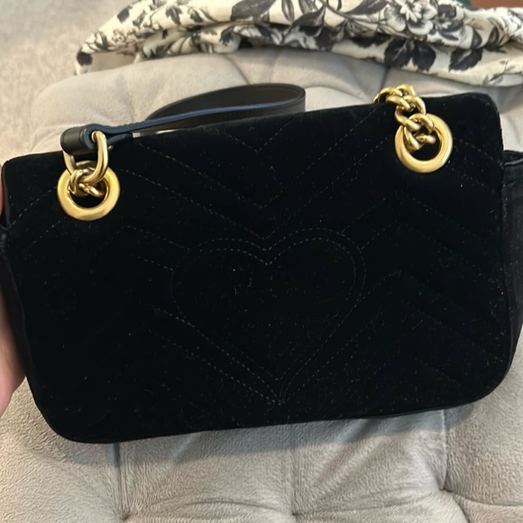 velvet Marmont gucci bag - Picture 4 of 5